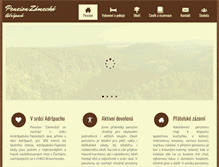 Tablet Screenshot of penzionzamecka.cz